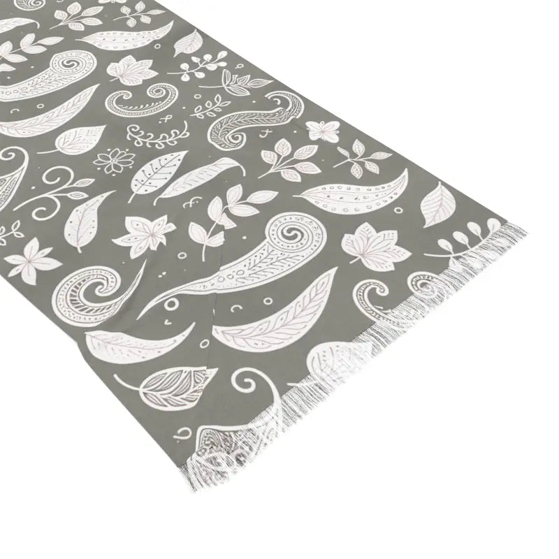 Dynamic Paisley Pattern Scarf - Polyester Fashion-Forward Accessory - DipaliZ