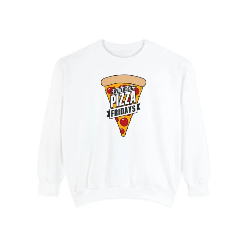 Rock Pizza Fridays Garment-Dyed Sweatshirt - Color-Blast Fleece - DipaliZ