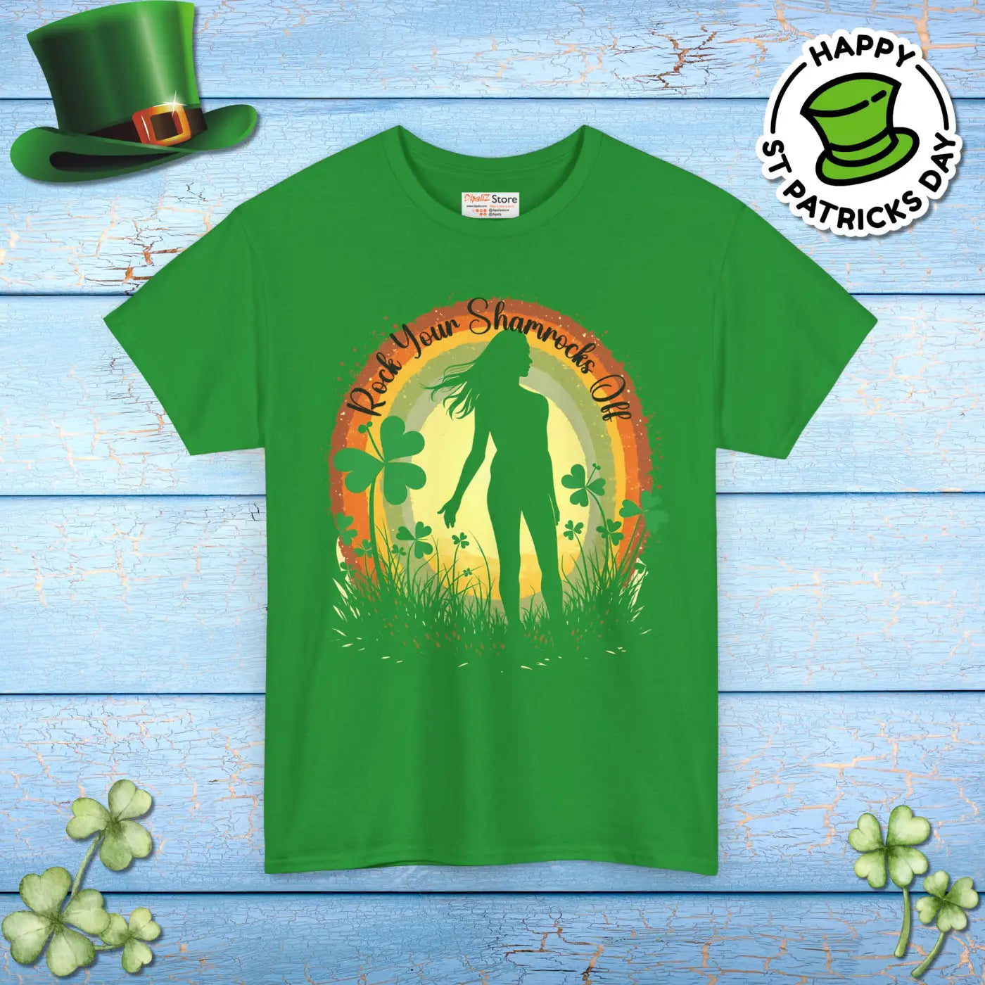 Unisex Heavy Cotton Tee - St Patricks Day Style - DipaliZ