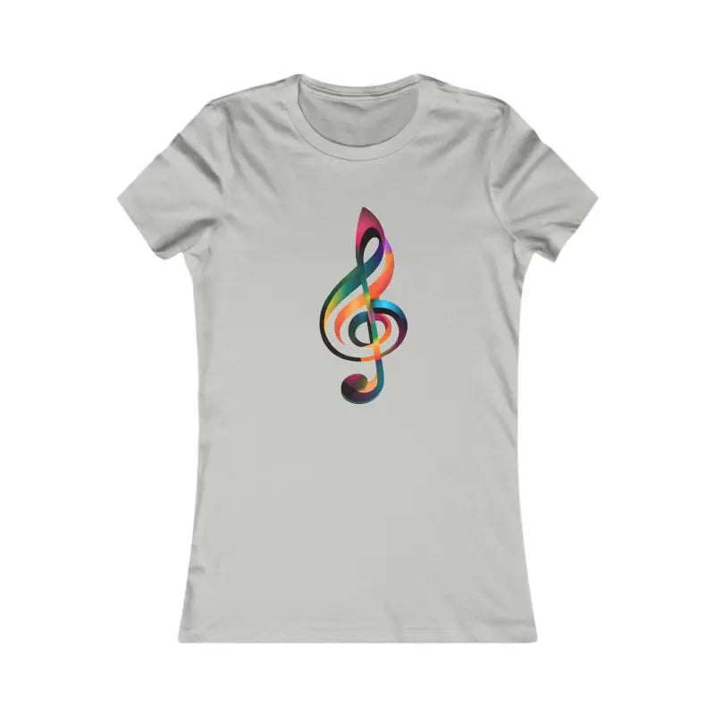 Music Note Women's Favorite Tee - Bold Artistic Design - DipaliZ