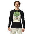 Long Sleeve Fitted Crew - Broc N Roll Music Lover Tee - DipaliZ