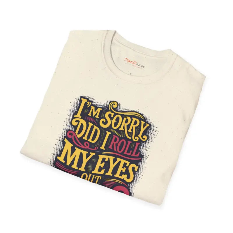 Rollinmy Eyes Heather Unisex Tee - Funny Sassy Comfort - DipaliZ