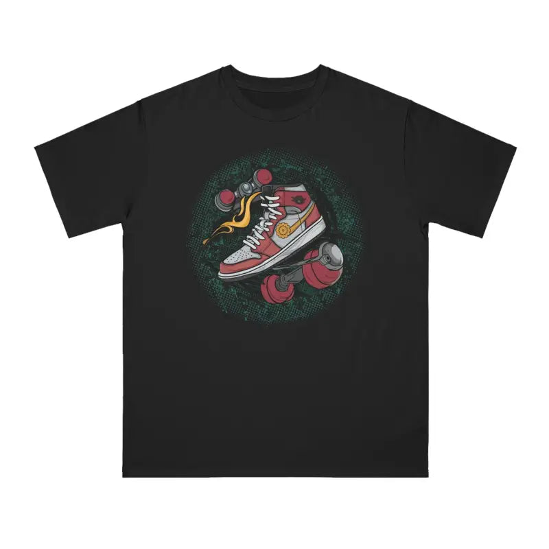 Skateboard Tee - Roll With The Rhythm Cotton - DipaliZ