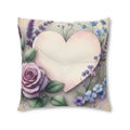 Tufted Floor Pillow - Cozy Heart Cushion Statement Piece - DipaliZ