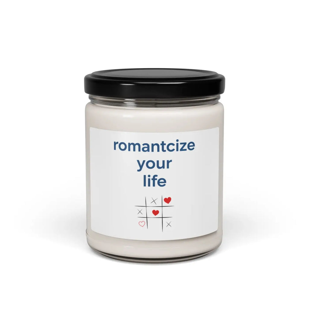 Natural Soy Wax Candle - Minimalist Glow Glass Jar - DipaliZ