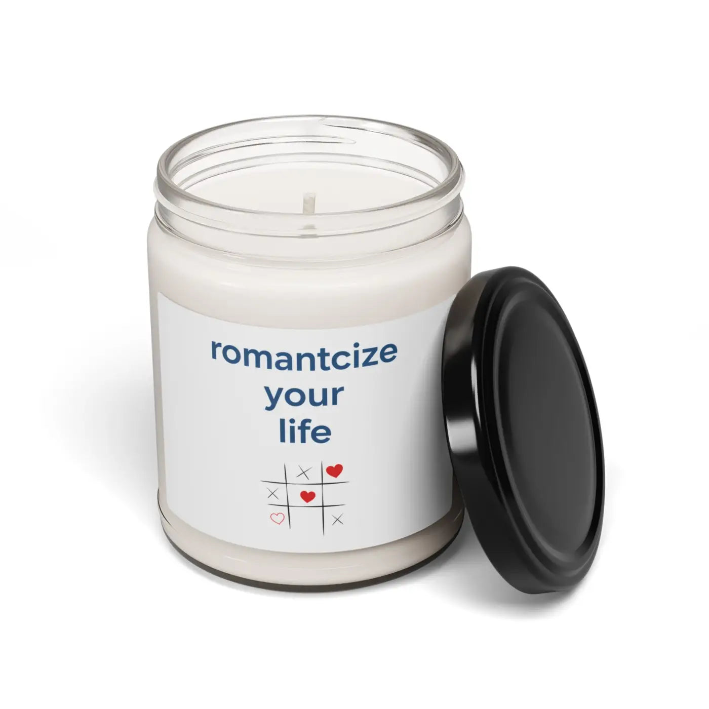 Natural Soy Wax Candle - Minimalist Glow Glass Jar - DipaliZ