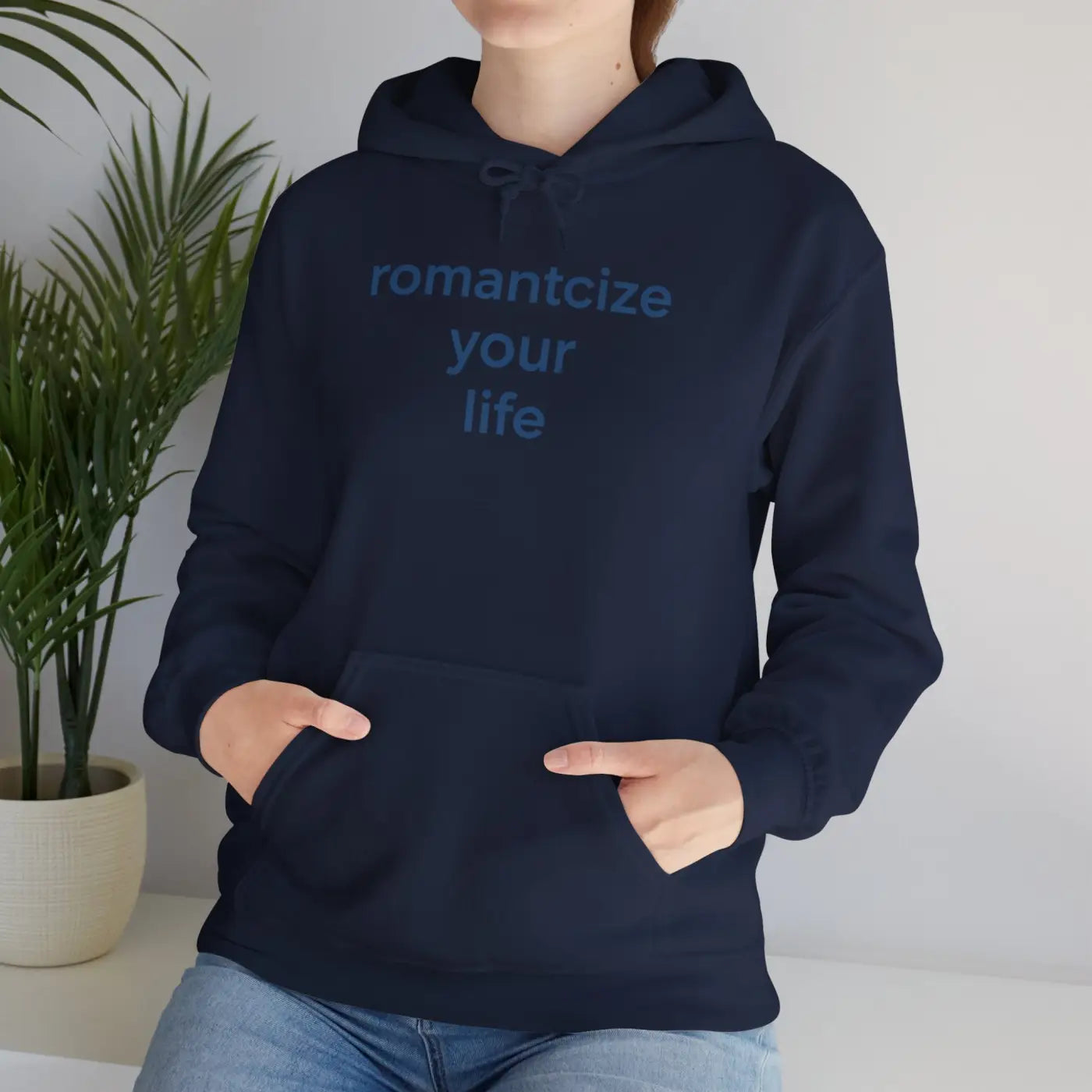 Winter Typography Hoodie - Oversized Statement Piece - DipaliZ