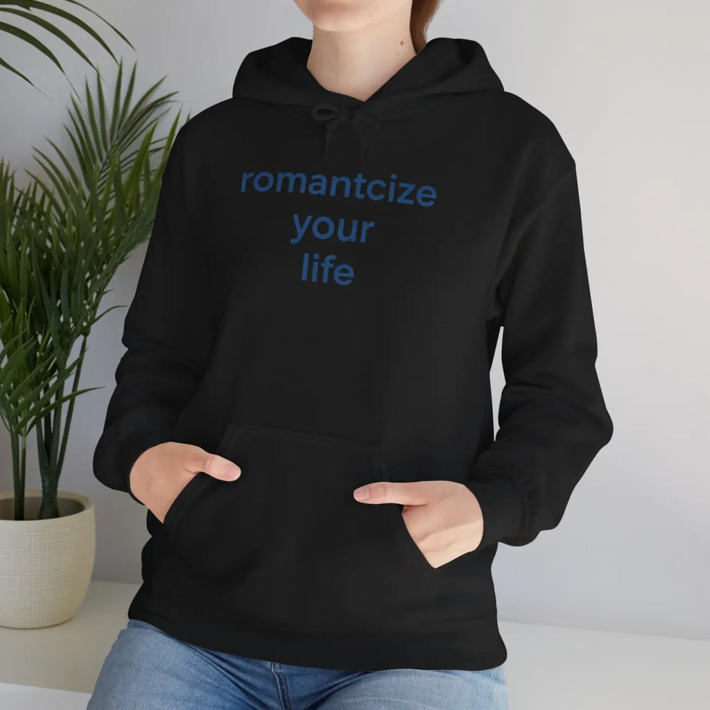 Winter Typography Hoodie - Oversized Statement Piece - DipaliZ