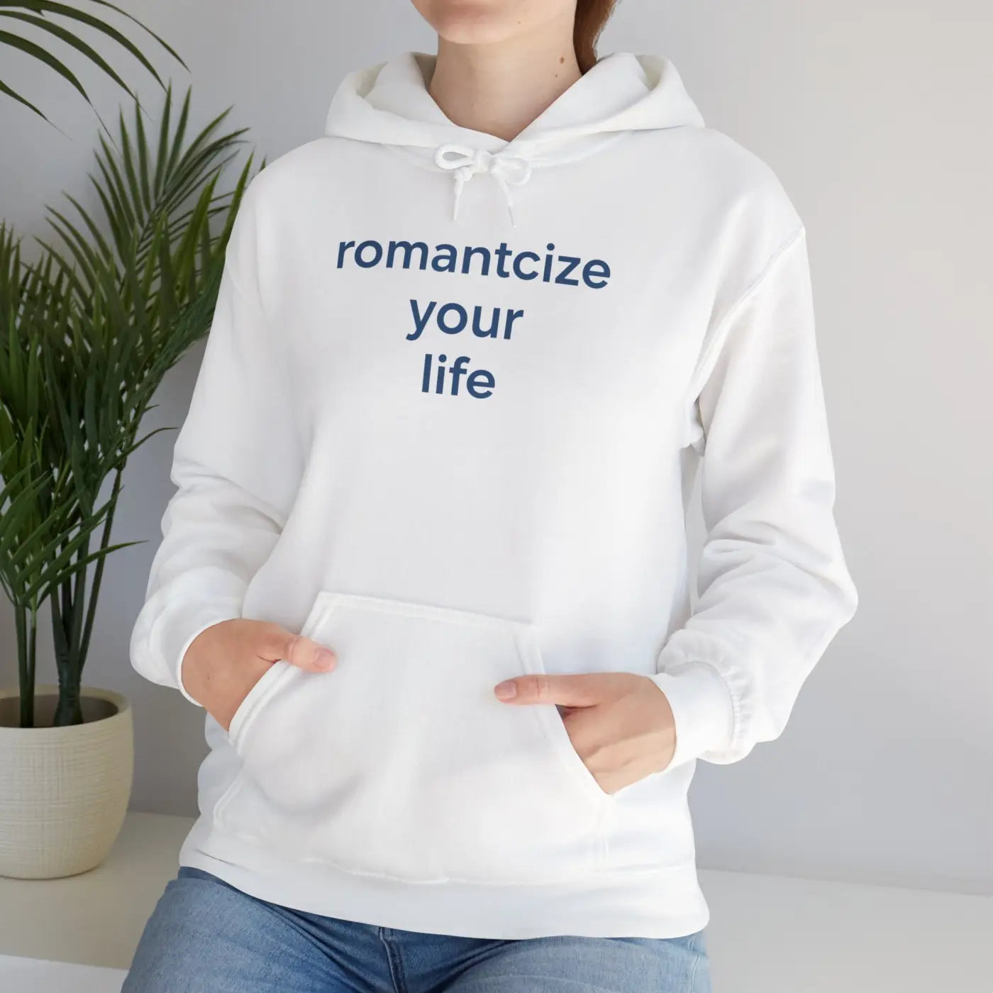 Winter Typography Hoodie - Oversized Statement Piece - DipaliZ