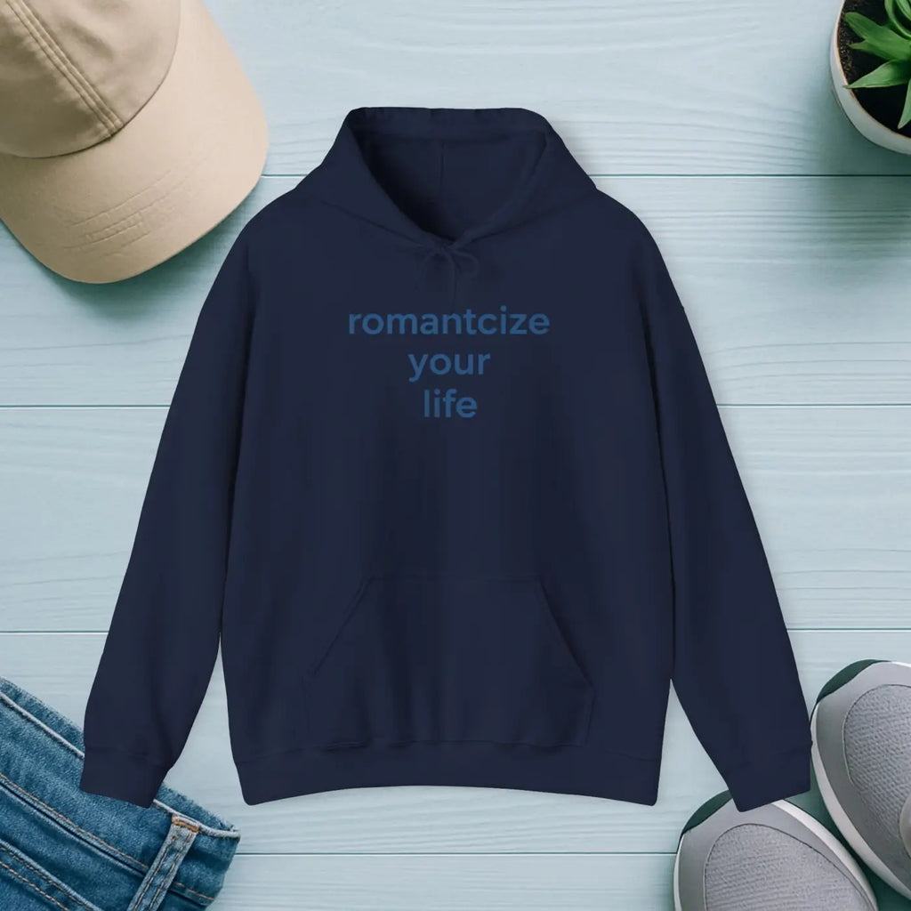 Winter Typography Hoodie - Oversized Statement Piece - DipaliZ