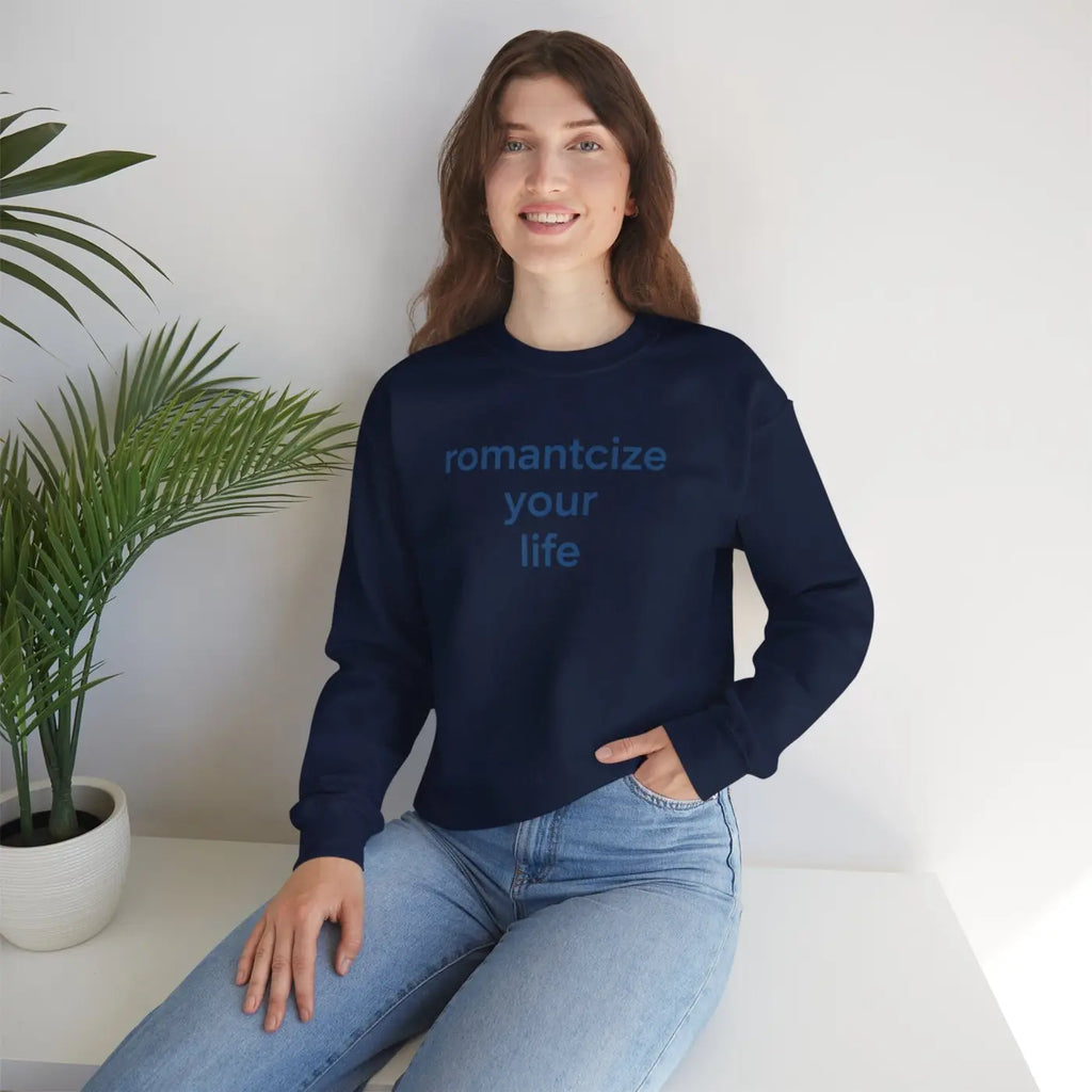 Bold Slogan Center Chest Sweatshirt - Statement Style - DipaliZ