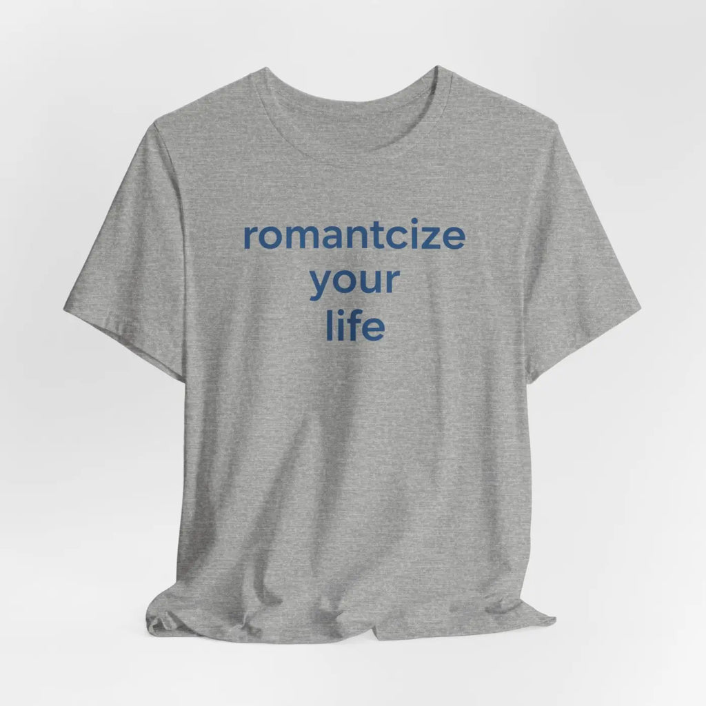 Winter Typography Slogans Tee - Bold Blue Statement - DipaliZ