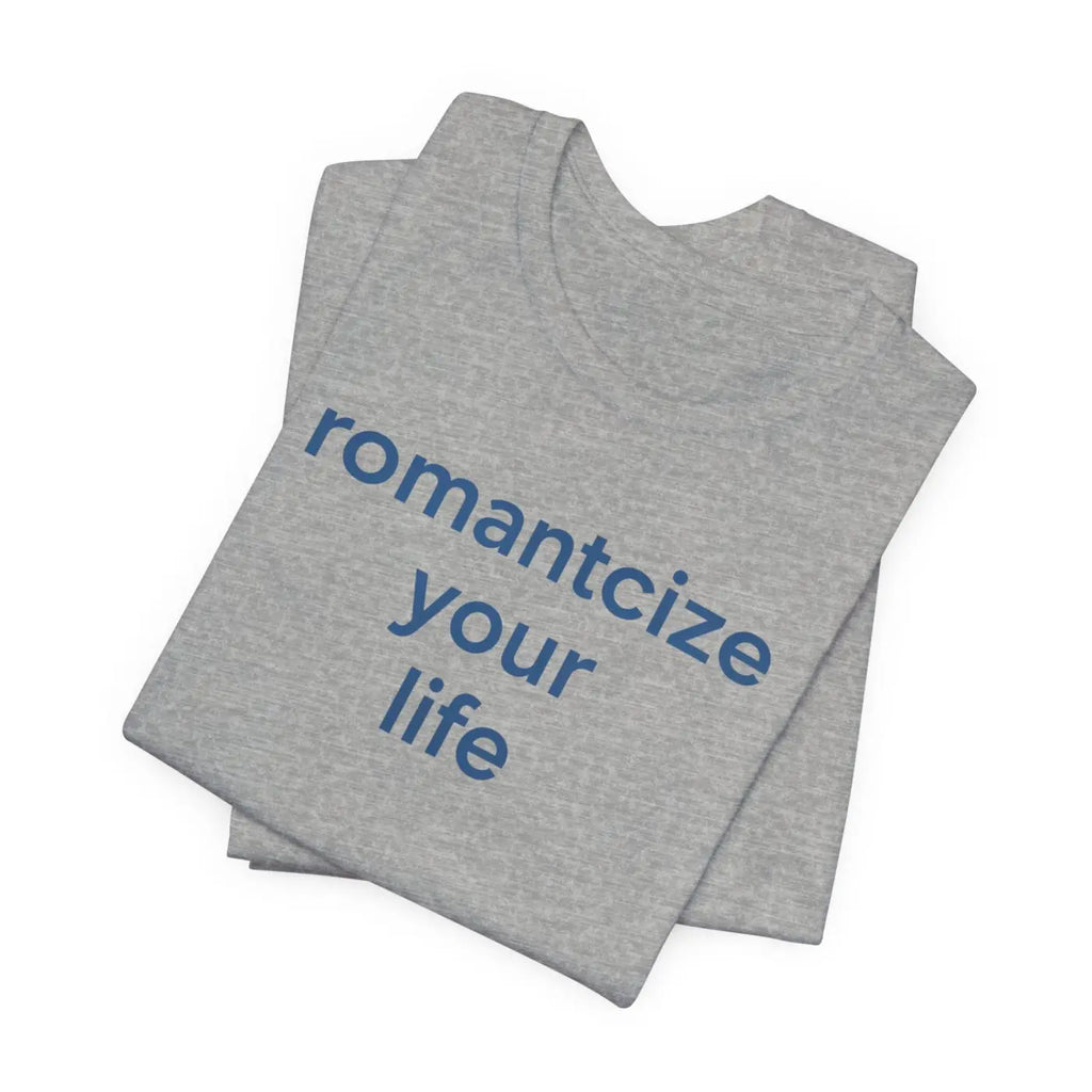 Winter Typography Slogans Tee - Bold Blue Statement - DipaliZ