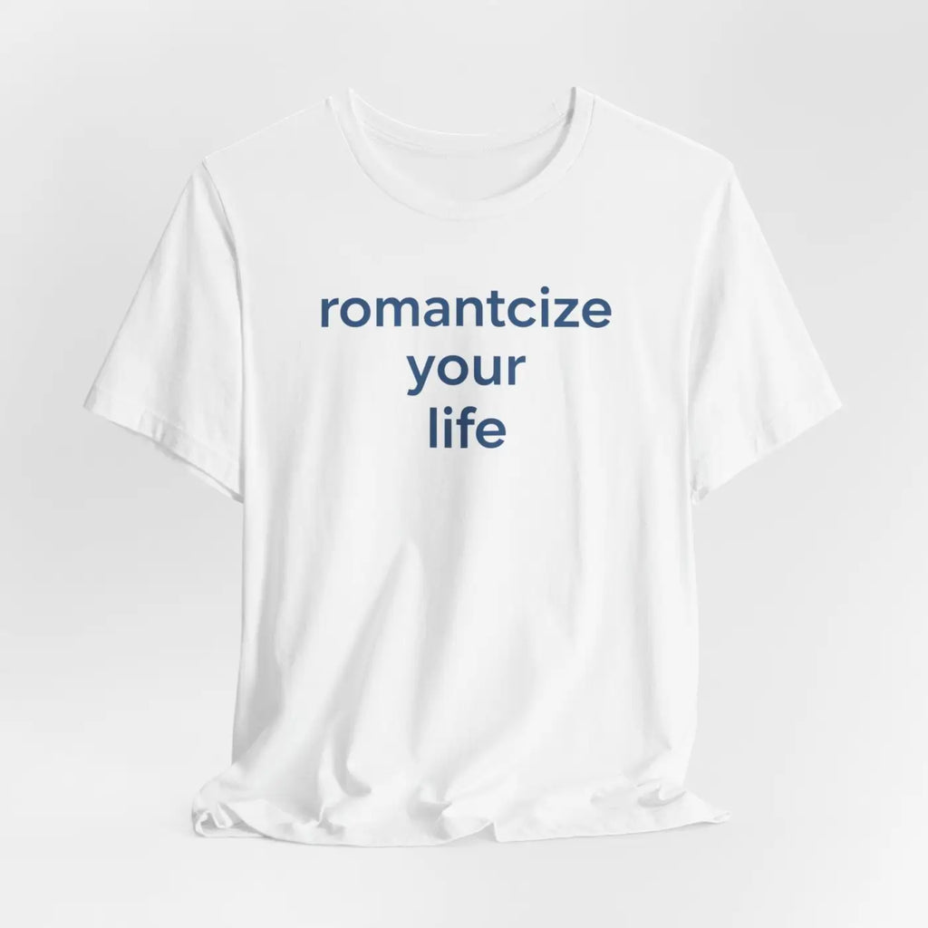 Winter Typography Slogans Tee - Bold Blue Statement - DipaliZ