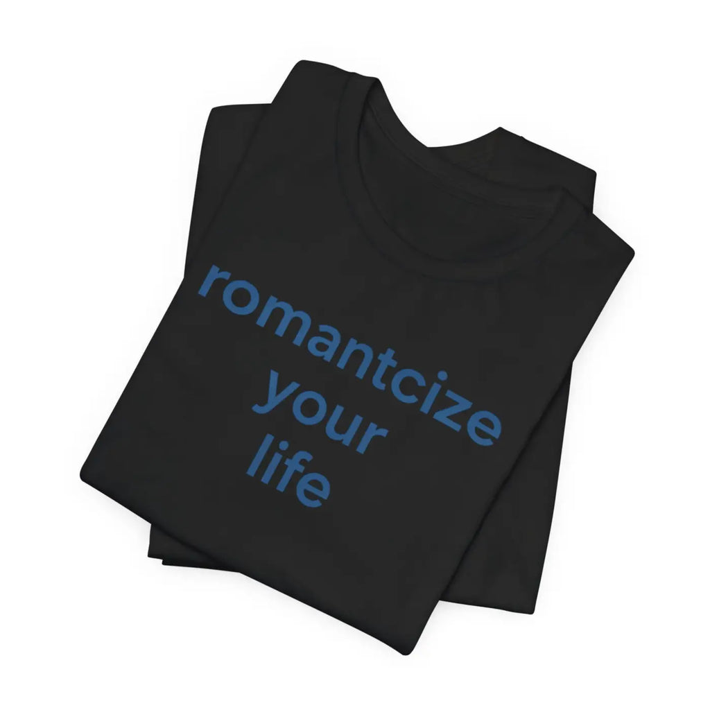 Winter Typography Slogans Tee - Bold Blue Statement - DipaliZ