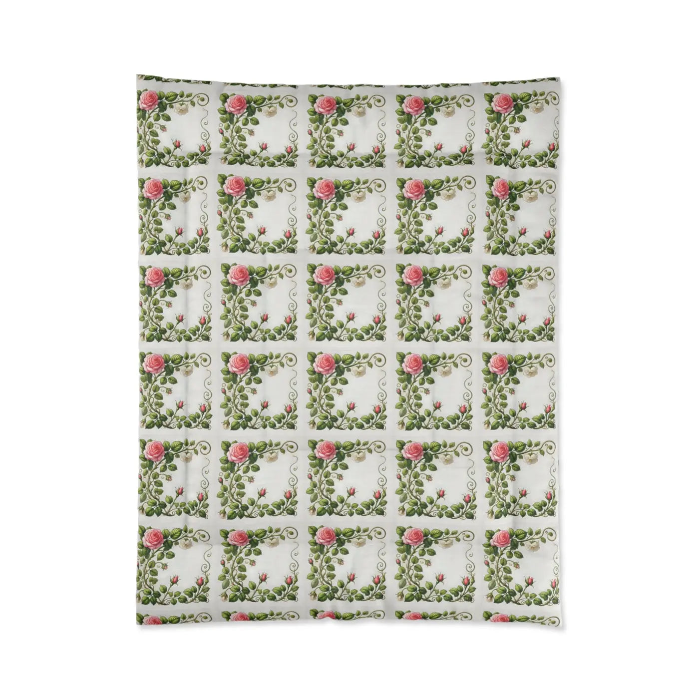 Rose Climber Comforter - Cozy Stylish Home Snuggles - DipaliZ