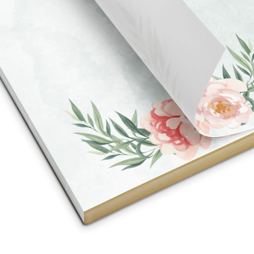 Vibrant Rose Flower Notepad - Enchanting Floral Design - DipaliZ