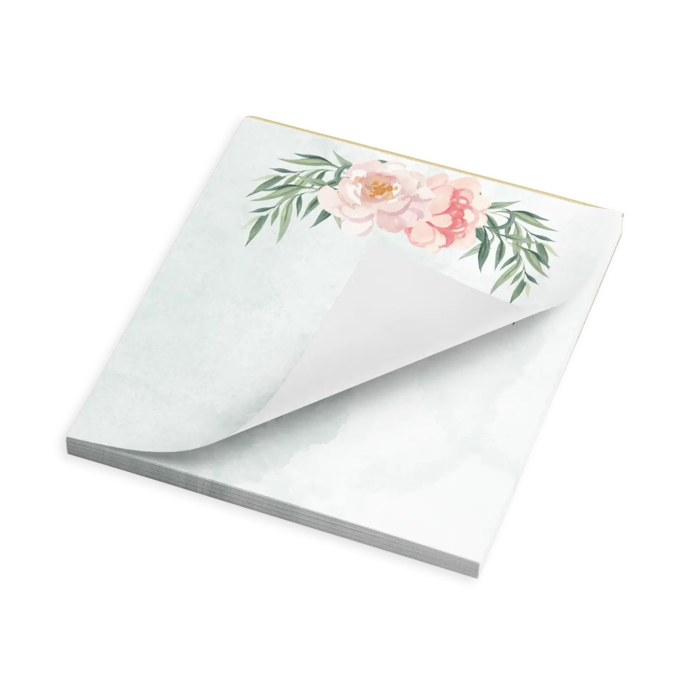 Vibrant Rose Flower Notepad - Enchanting Floral Design - DipaliZ