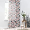 Elegant Rose Flower Window Curtains - Home Decor - DipaliZ