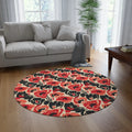 Round Rug Soft Glow - Ultra-Soft Polyester Chenille - DipaliZ