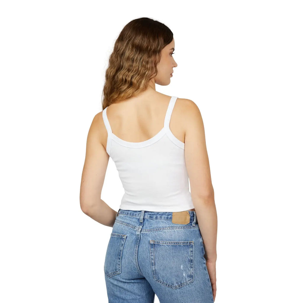 Royal Heart Crown Spaghetti Strap Tank - Regal Style - DipaliZ
