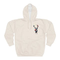 Rudolf Reindeer Christmas Pullover Hoodie - Festive Cozy - DipaliZ