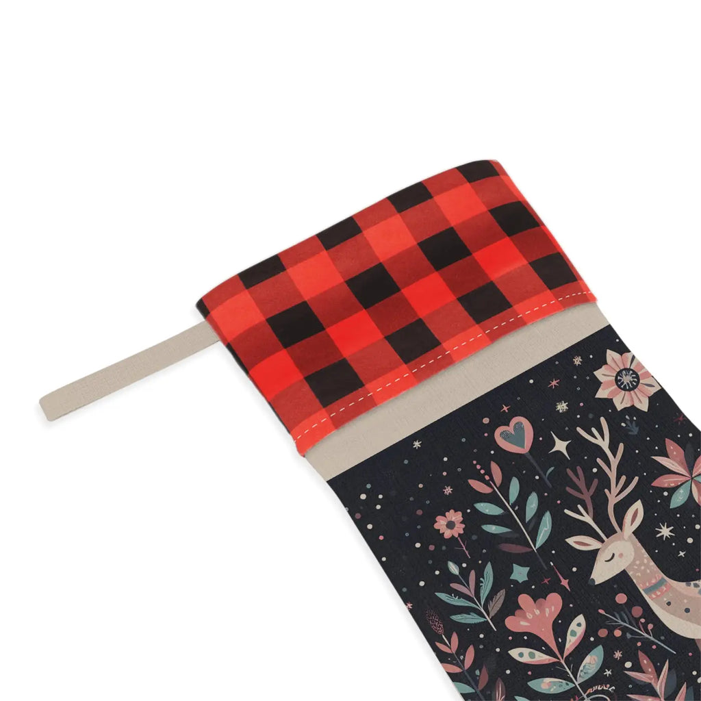 Personalized Rudolf Reindeer Christmas Stocking - DipaliZ
