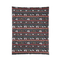Cozy Rudolf Reindeer Christmas Tree Snowman Comforter - DipaliZ