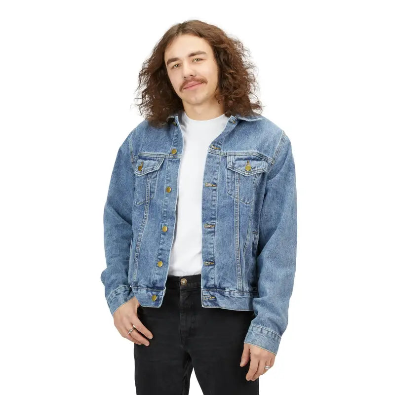 Denim Adventure Jacket - Rugged Charm Style - DipaliZ