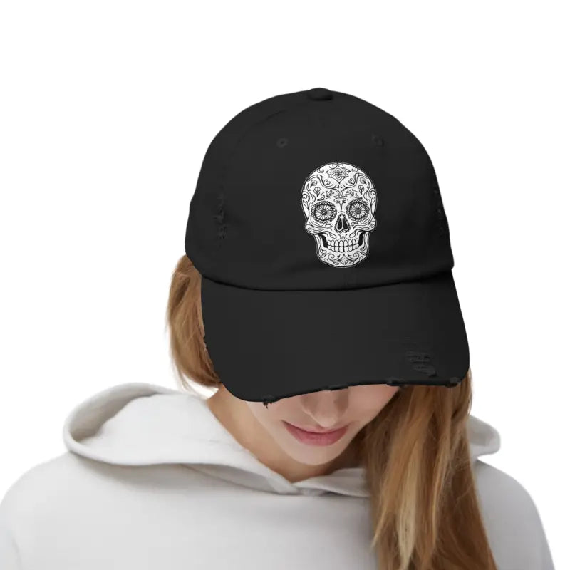 Rugged Cotton Twill Distressed Hats - Urban Outdoor Style - DipaliZ