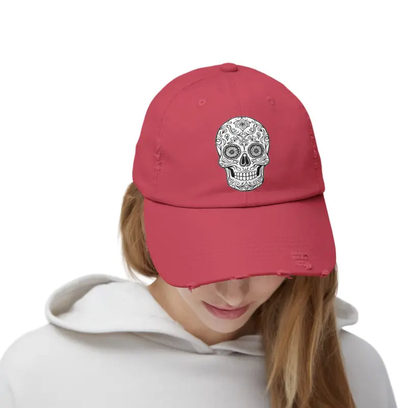Rugged Cotton Twill Distressed Hats - Urban Outdoor Style - DipaliZ