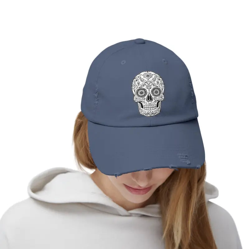 Rugged Cotton Twill Distressed Hats - Urban Outdoor Style - DipaliZ