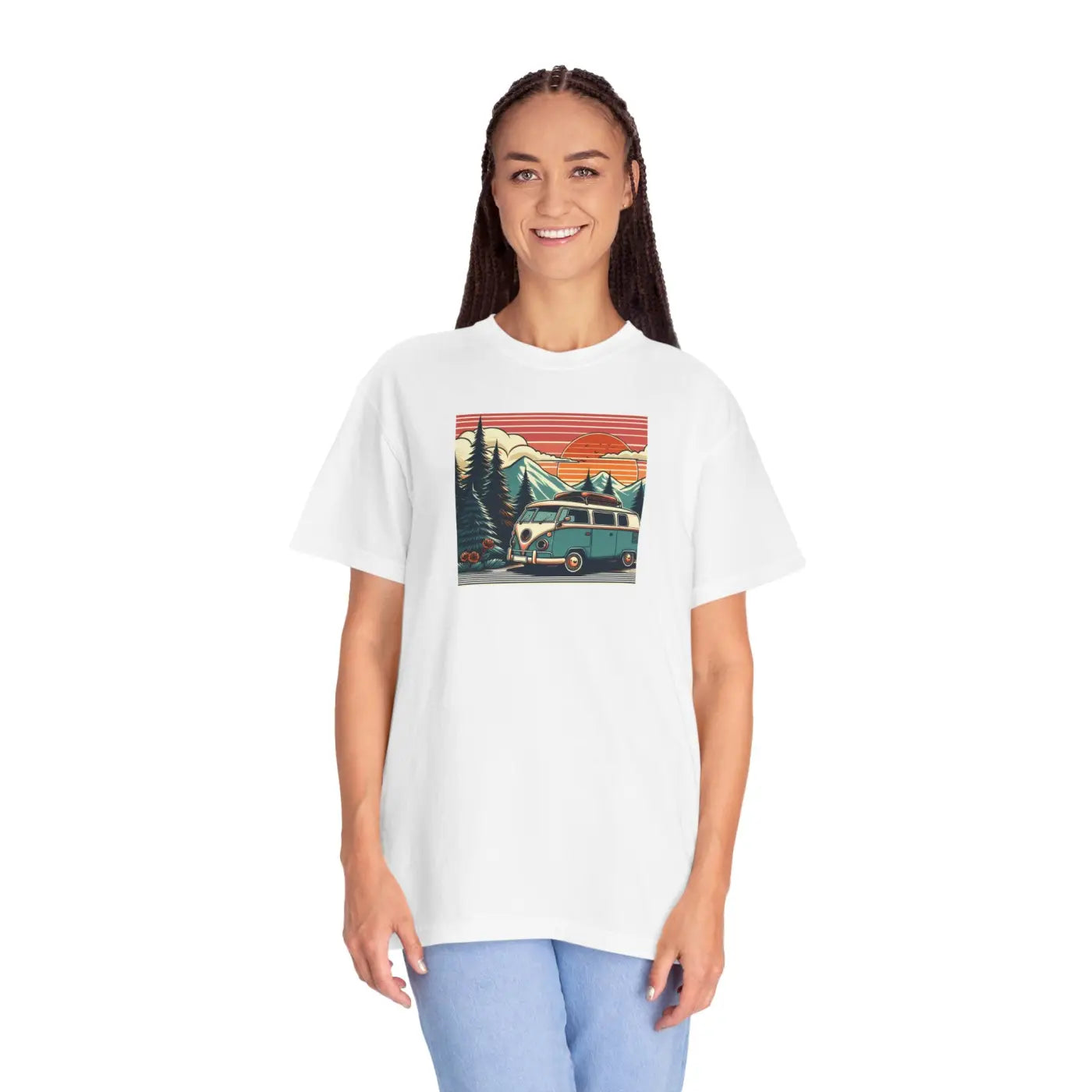Sunset Comfort Colors Tee - Ring-Spun Cotton RV Design - DipaliZ