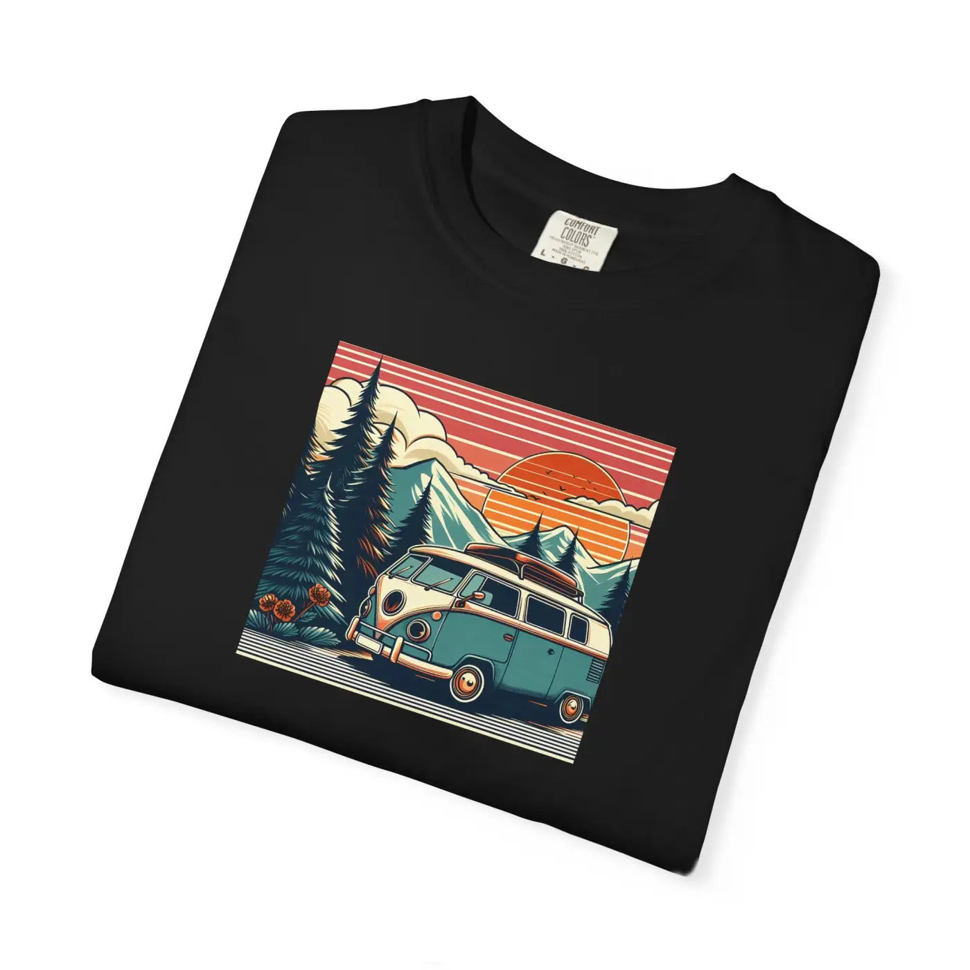Sunset Comfort Colors Tee - Ring-Spun Cotton RV Design - DipaliZ
