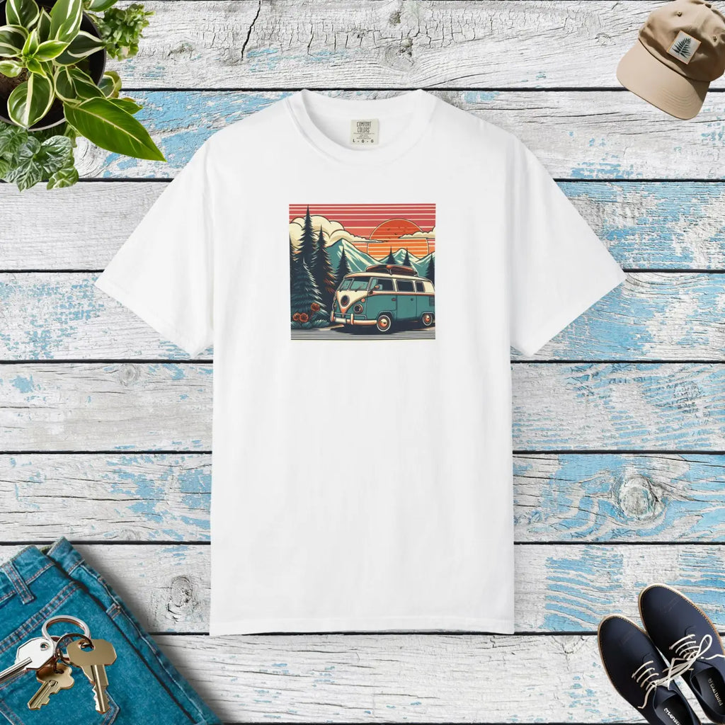 Sunset Comfort Colors Tee - Ring-Spun Cotton RV Design - DipaliZ