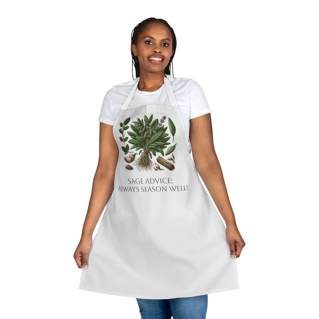 Sage Advice Apron - Tie-Back Closure Kitchen Style - DipaliZ