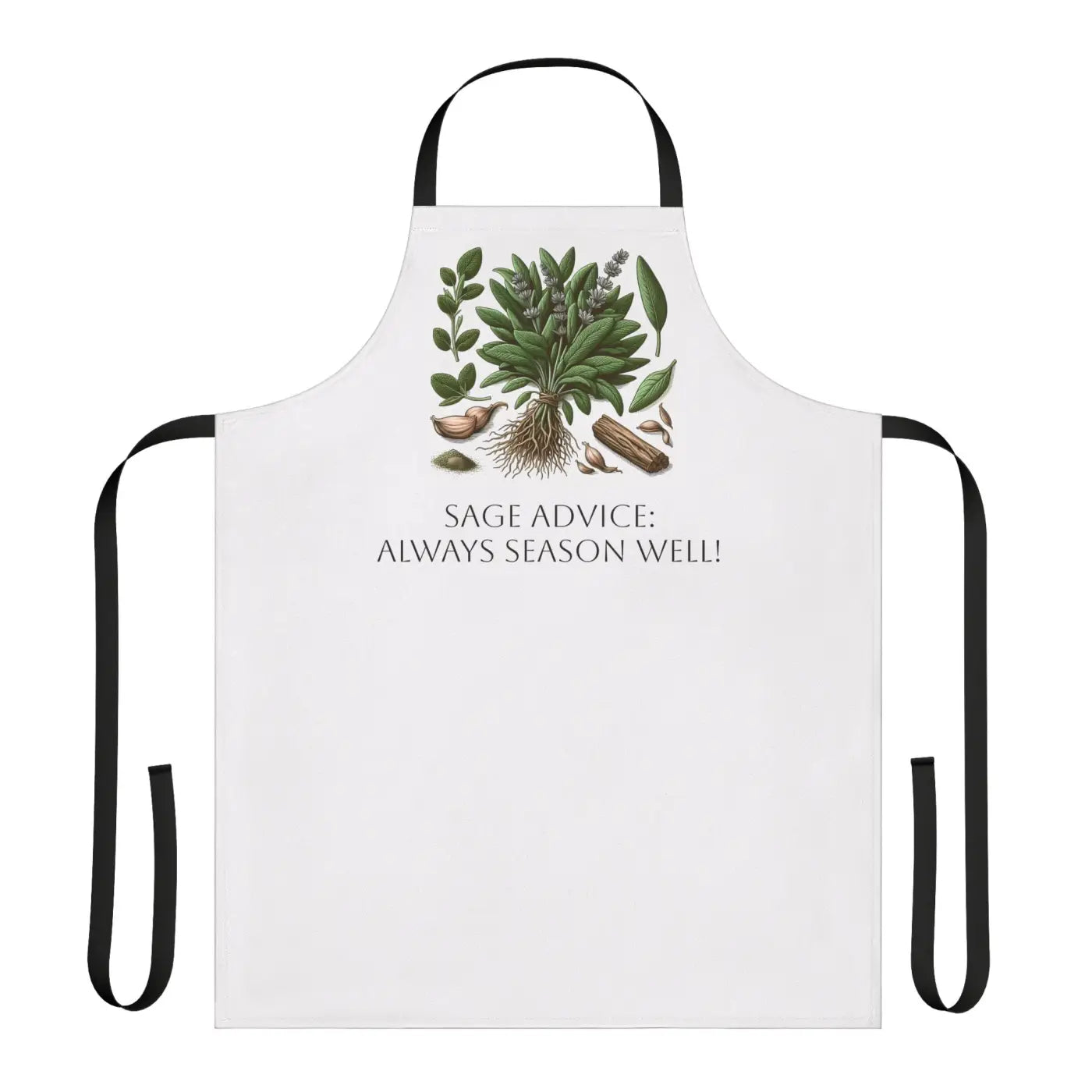 Sage Advice Apron - Tie-Back Closure Kitchen Style - DipaliZ
