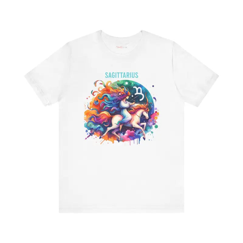 Sagittarius Zodiac Unisex Jersey Short Sleeve Tee - DipaliZ