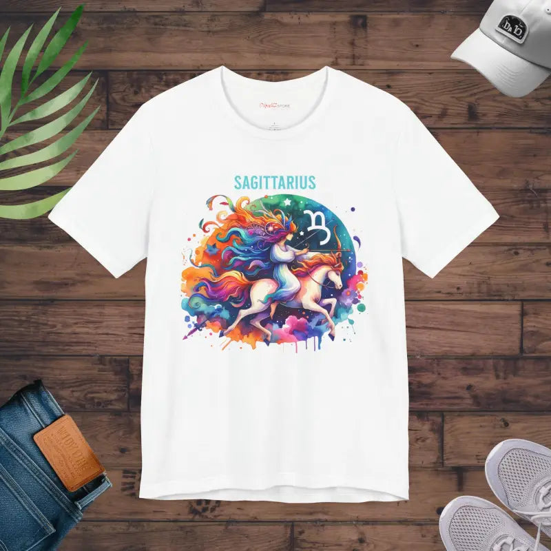 Sagittarius Zodiac Unisex Jersey Short Sleeve Tee - DipaliZ