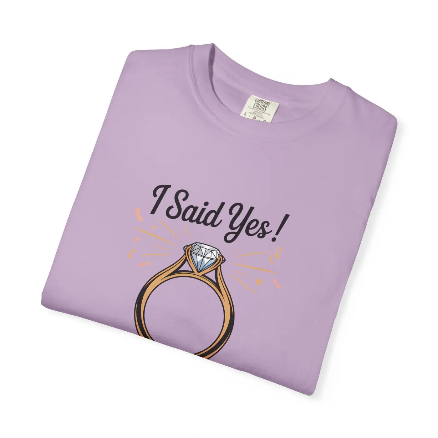 Unisex Wedding Tee - Just Said Yes Engagement - DipaliZ