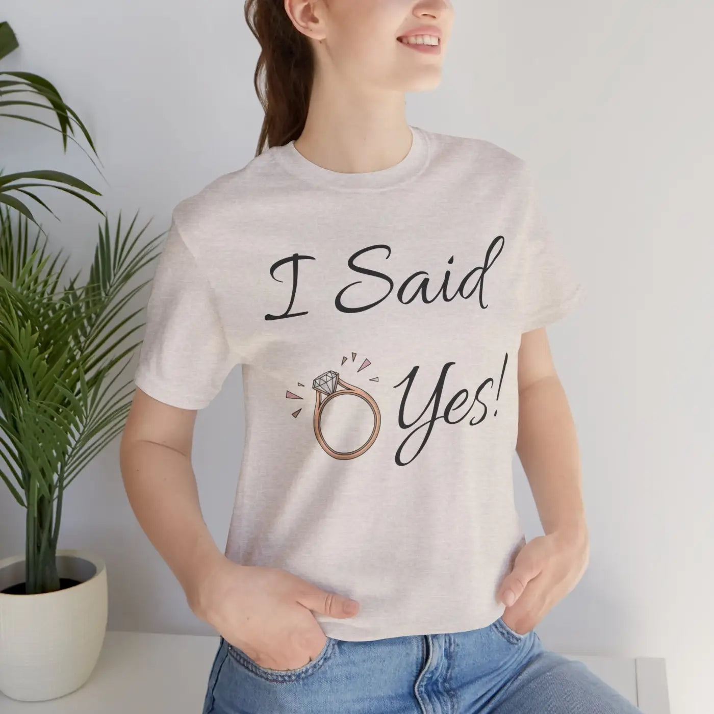 Bridal Short Sleeve Tee - Engagement Parties Gift - DipaliZ