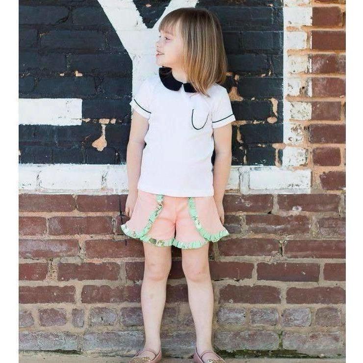 Rounded Collar Top