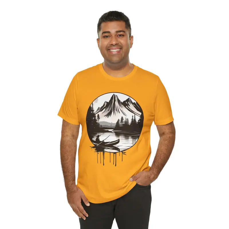 Samurai Canoeing Cotton T-Shirt - Jersey Short Sleeve - DipaliZ