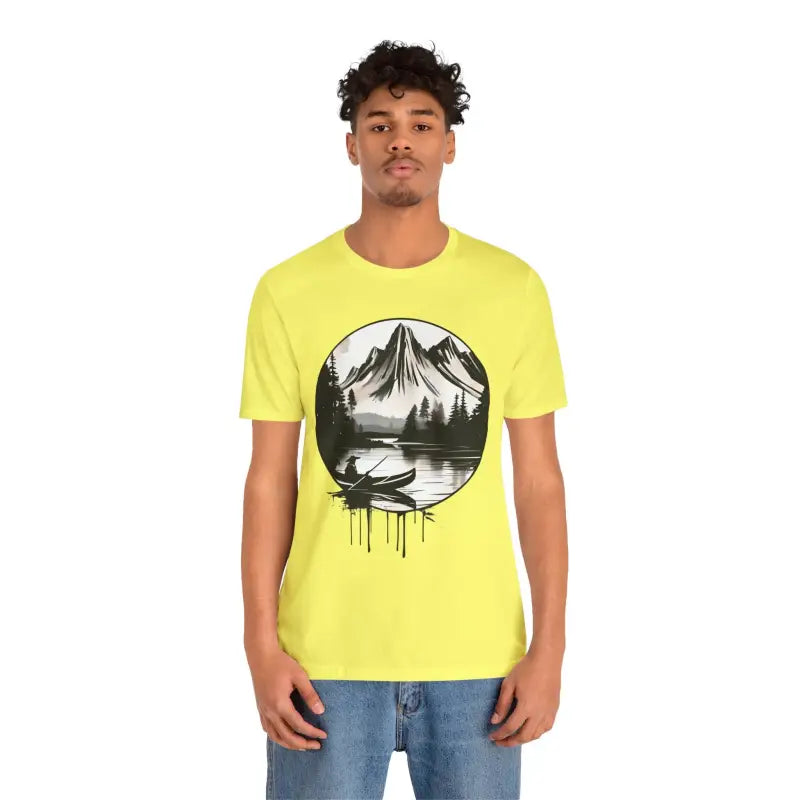 Samurai Canoeing Cotton T-Shirt - Jersey Short Sleeve - DipaliZ