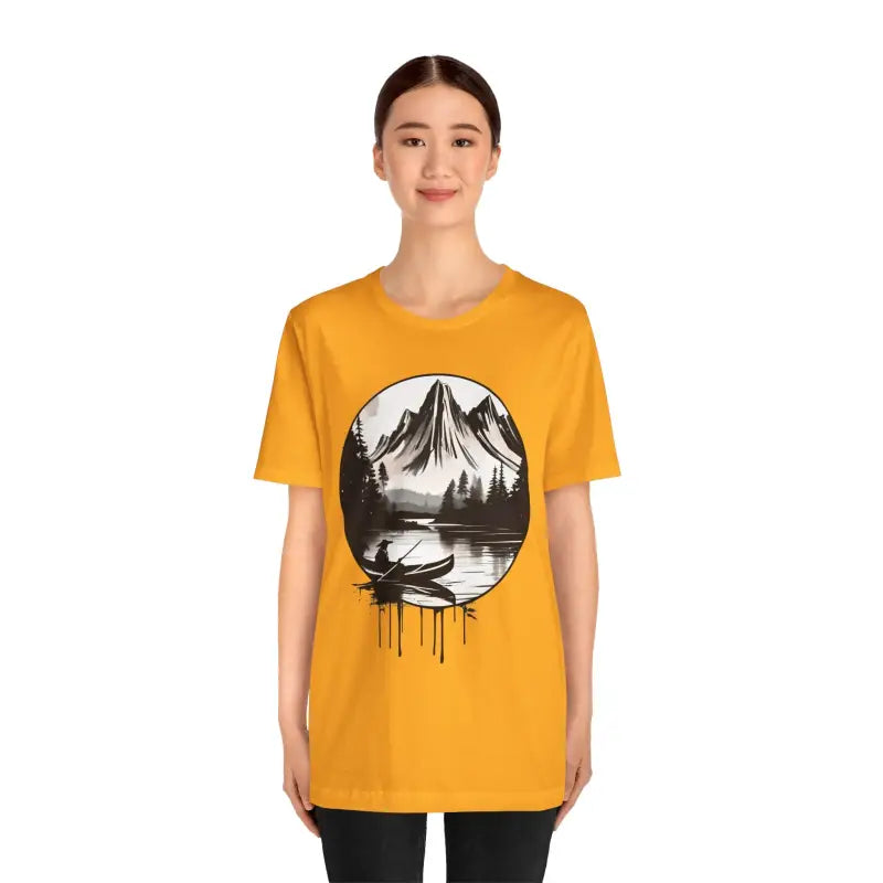 Samurai Canoeing Cotton T-Shirt - Jersey Short Sleeve - DipaliZ