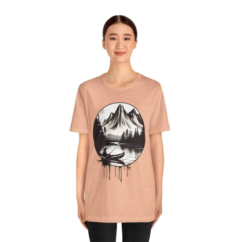 Samurai Canoeing Cotton T-Shirt - Jersey Short Sleeve - DipaliZ