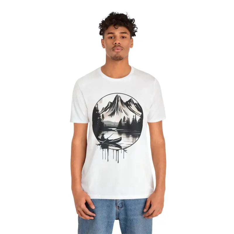 Samurai Canoeing Cotton T-Shirt - Jersey Short Sleeve - DipaliZ