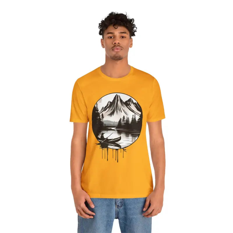 Samurai Canoeing Cotton T-Shirt - Jersey Short Sleeve - DipaliZ