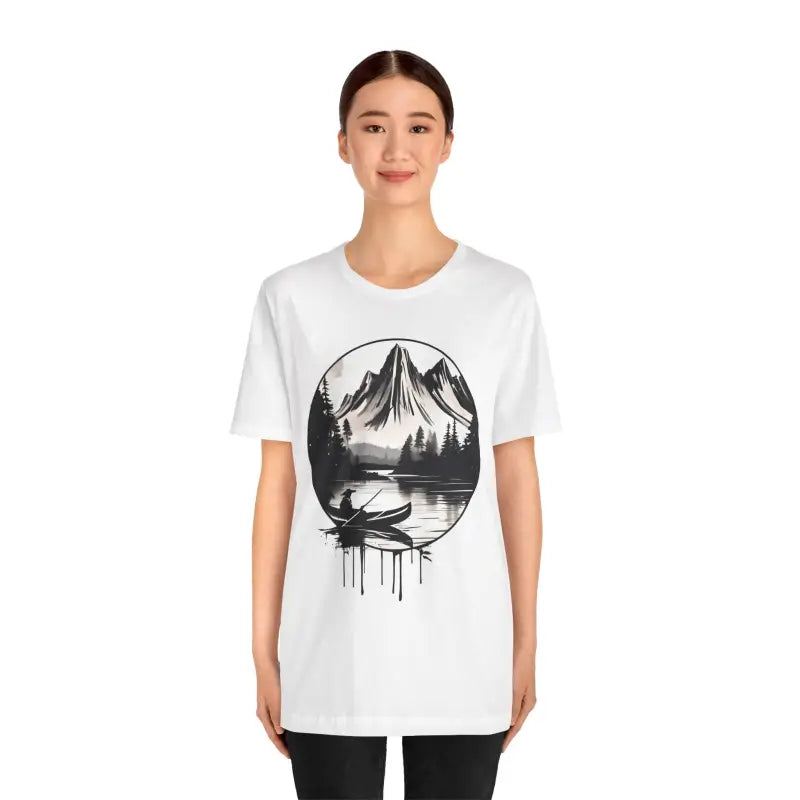 Samurai Canoeing Cotton T-Shirt - Jersey Short Sleeve - DipaliZ