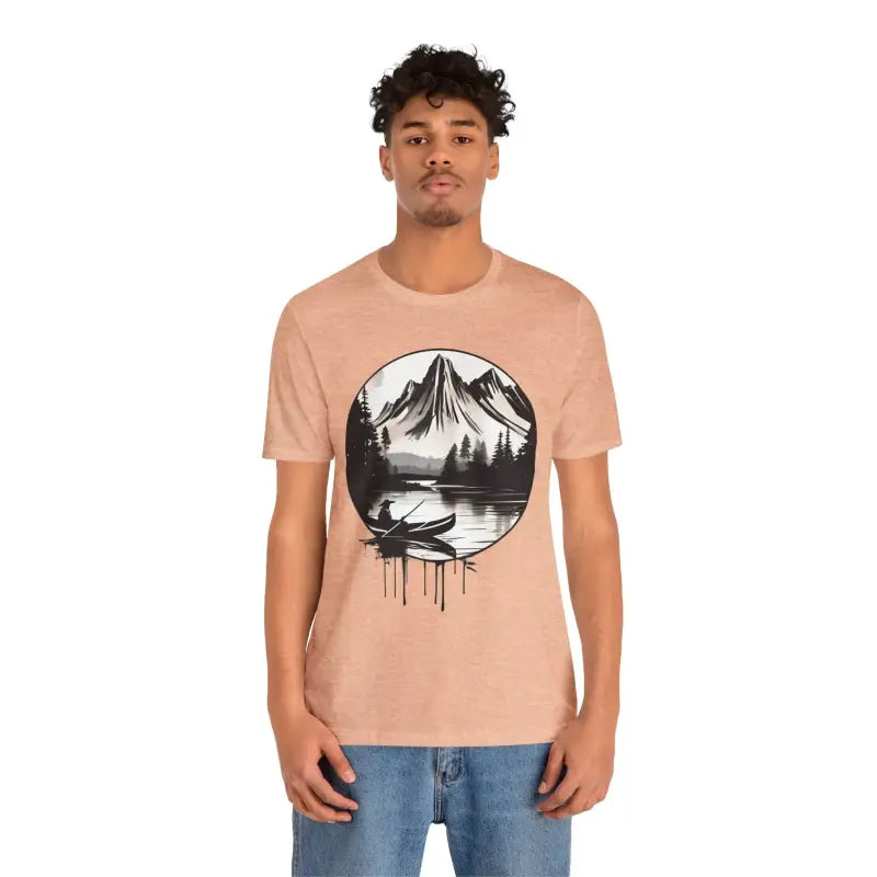 Samurai Canoeing Cotton T-Shirt - Jersey Short Sleeve - DipaliZ